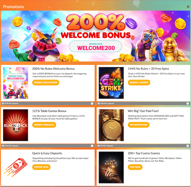 Lucky Legends Casino Review & Rating 2024